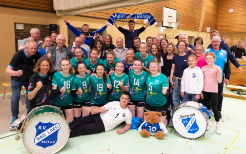 Bad Laerer Volleyballerin steigen trotz Niederlage in der Relegation in die Dritte Liga West auf